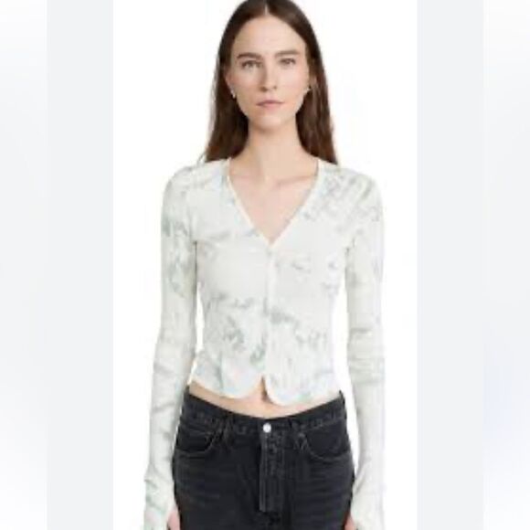 Helmut By Helmut Lang purple cloud dyed Cardigan NWT - Picture 6 of 10